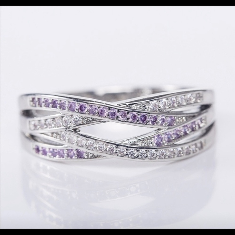 Pink Topaz November Birthstone Ring - Picture 4 of 6
